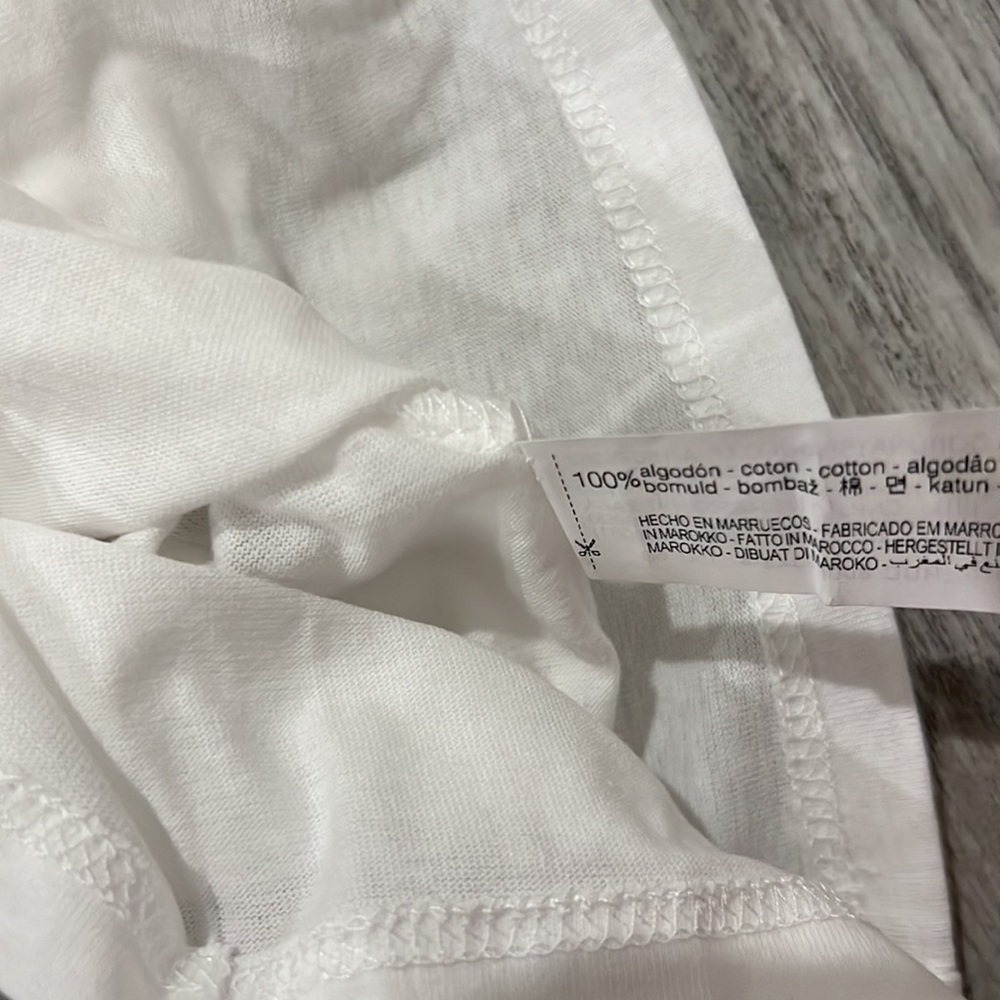 Zara White Ruffled Poplin Top - Picture 5 of 6